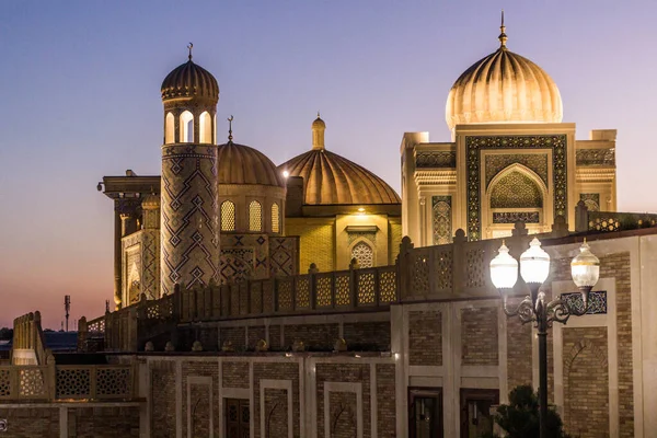 Вечерний Вид Мечеть Хазрат Хизр Самарканде Узбекистан — стоковое фото