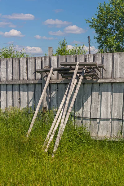 Fence Rakes Museum History Political Repression Perm Gulag Museum Russia — Stock Photo, Image