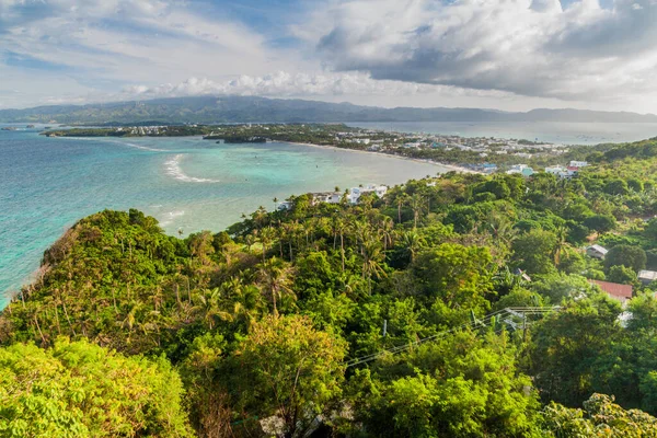 Vista Aérea Isla Boracay Filipinas — Foto de Stock