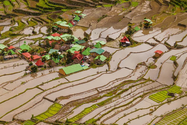 Utsikt Över Batad Rice Terrasser Luzon Filippinerna — Stockfoto