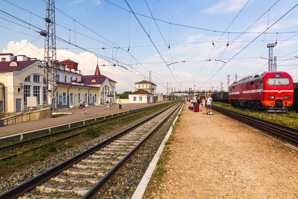 Kungur Russland Juli 2018 Bahnhof Kungur Russland — Stockfoto