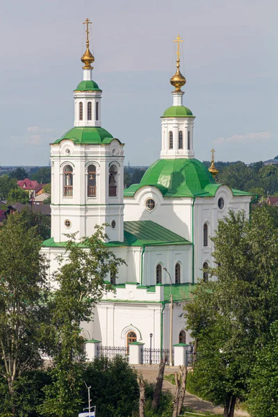 Kościół Wołesensko Grugijewski Tyumenie Rosja — Zdjęcie stockowe