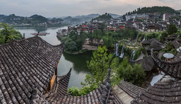 View Furong Ancient Town Furong Zhen Hibiscus Town China — Stock Photo, Image