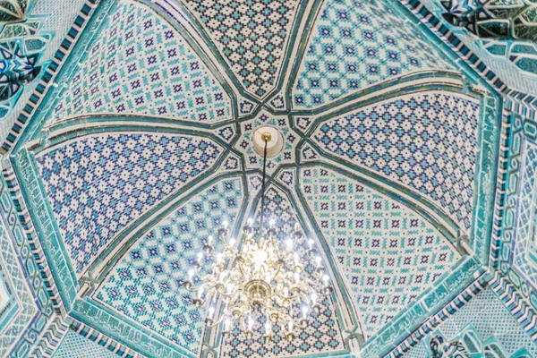 Samarkand Uzbekistán Abril 2018 Interior Uno Los Mausoleos Necrópolis Shah — Foto de Stock