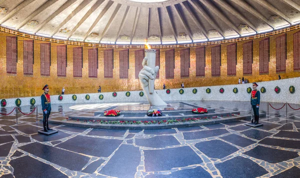 Volgograd Russia June 2018 Eternal Flame Memorial Complex Commemorating Battle — Stock Photo, Image