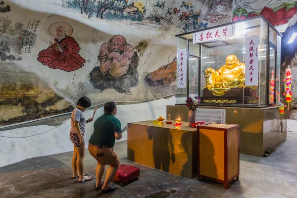 Ipoh Malayasia Março 2018 Interior Templo Caverna Perak Tong Ipoh — Fotografia de Stock