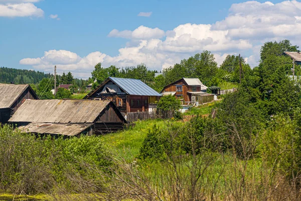 Vila Perm Krai Rússia — Fotografia de Stock