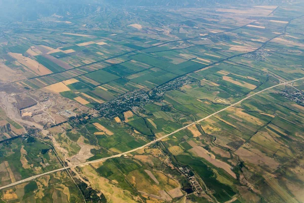 Luchtfoto Van Het Landschap Het Zuidoosten Van Kazachstan — Stockfoto