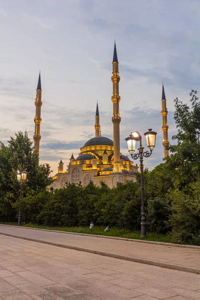 Мечеть Ахмада Кадырова Официально Известная Сердце Чечни Грозном Россия — стоковое фото
