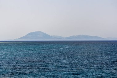 Zakynthos adasının silueti, Yunanistan