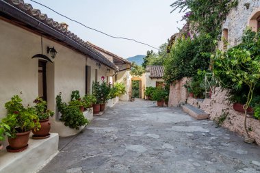 Peloponnese yarımadasındaki Mystras 'taki Pantanassa Manastırı, Yunanistan
