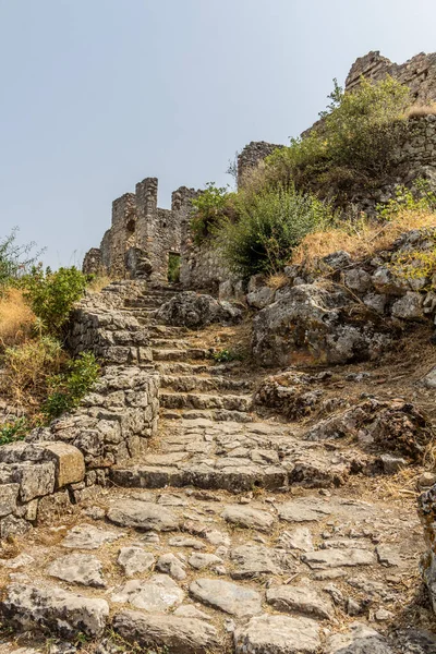 Yunanistan 'ın Mora yarımadasındaki Mystras Yolu