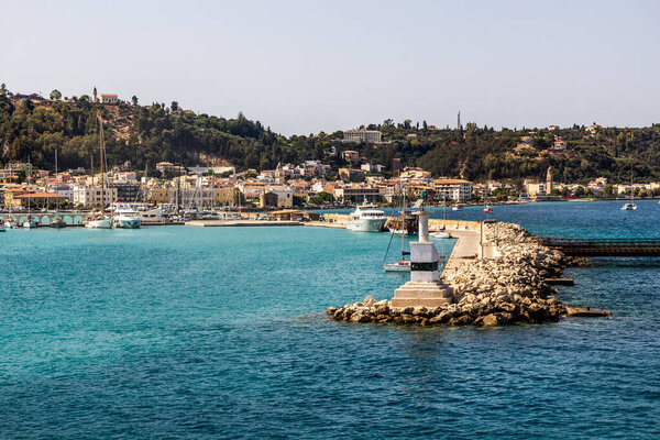 порт Закинф города на острове Закинф, Греция