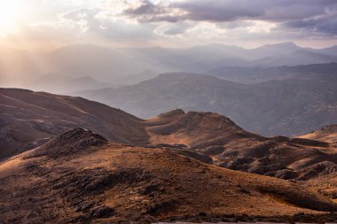 Türkiye 'nin Nemrut Dağı' nın zirvesinden görüntü