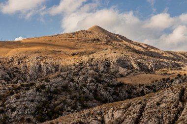 Türkiye 'nin Nemrut Dağı yakınlarındaki manzara