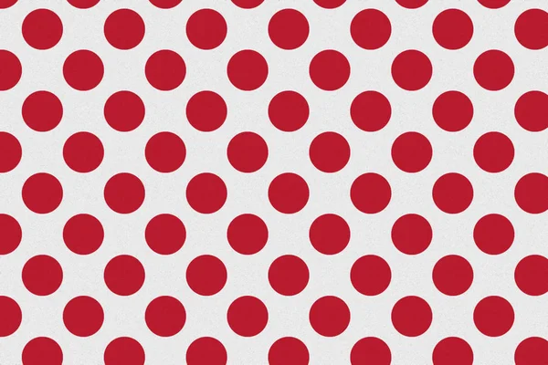 Точка Червоного Кола Сірому Фоні Паперовою Текстурою Обгортання Дизайну Паперу — стокове фото