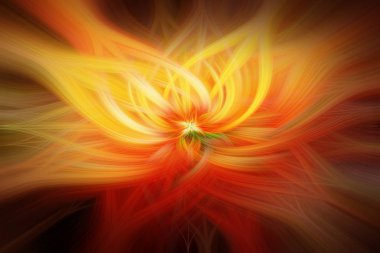 Çok renkli arka plan bükülmüş ışık iplikleri etkisi ile