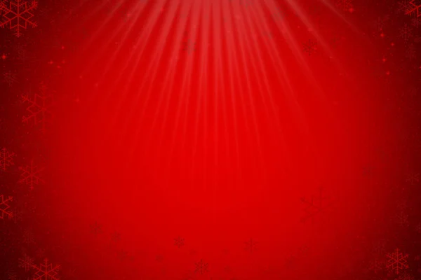 Abstract Red Xmas Background Stars Snow Snowflakes Light Gradient Effect — Stock Photo, Image