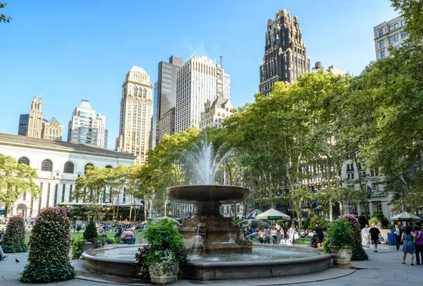 Bryant Park, New York, Manhattan Çeşme