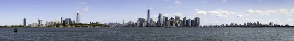 New York şehir manzarası superpanorama Ellis Adası, Aşağı Manhattan ve Brooklyn