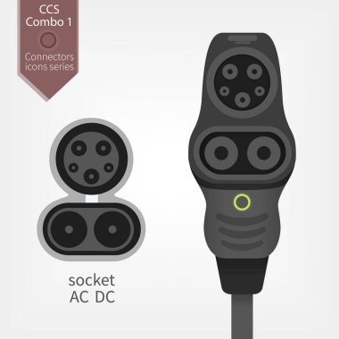 Elektrikli araba şarj fiş Tip 1 cc Birleşik giriş 1