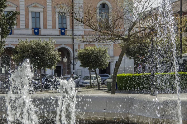 Piazza Campobasso Campobasso Meydanı — Stok fotoğraf