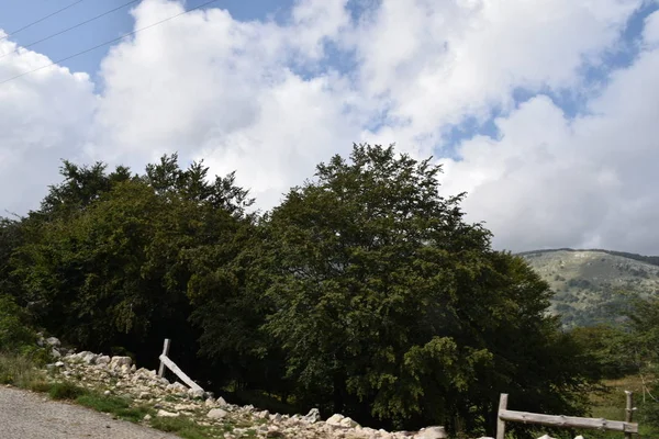 Vista Dei Monti Del Matese Pohled Pohoří Matese — Stock fotografie