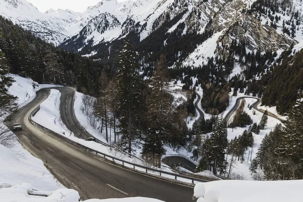 Suiza Engadin Maloja Pass Desde Arriba —  Fotos de Stock