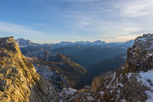 Italien Veneto Dolomiten Von Lagazuoi Fanes Sennes Prags Naturpark — Stockfoto