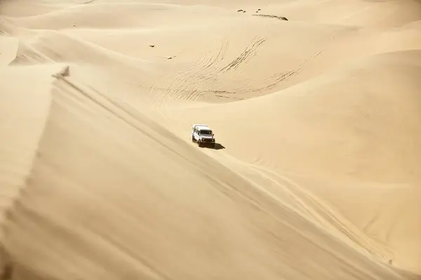 Afrika Namibia Namib Naukluft Nationalpark Namib Wüste Wüste Dünen Geländewagen — Stockfoto