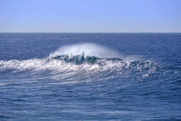 Hiszpania Gomera Ocean Atlantycki Fale — Zdjęcie stockowe