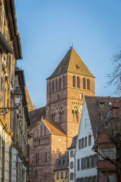 France Elsass Strasbourg Petite France Thomas Church — Stockfoto