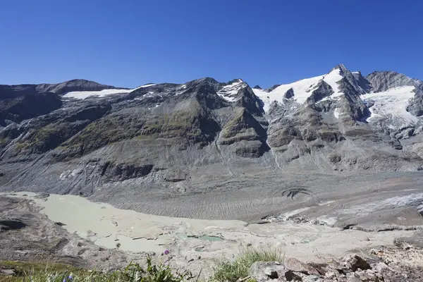 Αυστρία Καρινθία Εθνικό Πάρκο High Tauern Κορυφή Γκρόσγκλικνερ Και Παγετώνα — Φωτογραφία Αρχείου