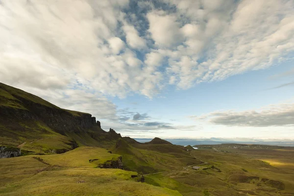 Reino Unido Escócia Ilha Skye Quiraing — Fotografia de Stock