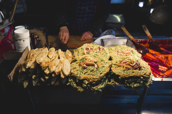 South Korea Busan Street Food Market Take Away — Stock Photo, Image