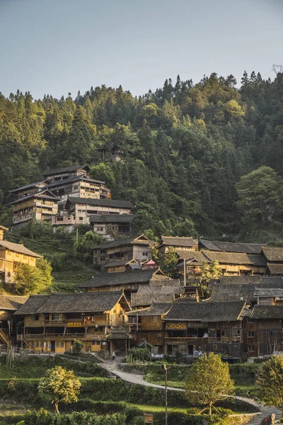 Cina Guizhou Insediamento Miao Giorno — Foto Stock