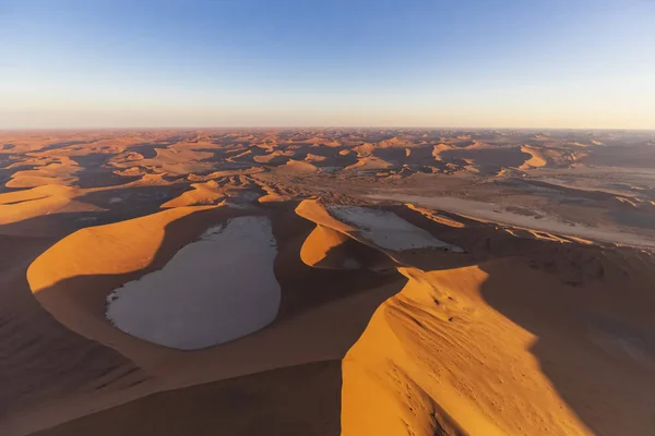 Afryka Namibia Pustynia Namib Park Narodowy Namib Naukluft Widok Lotu — Zdjęcie stockowe