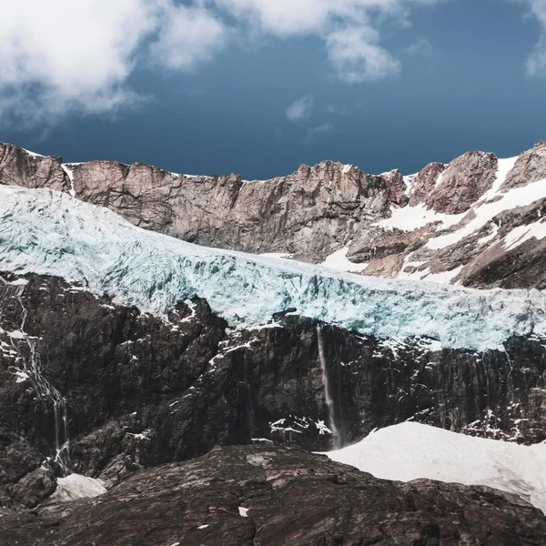 Talya Lombardiya Lanzada Fellaria Buzulu — Stok fotoğraf