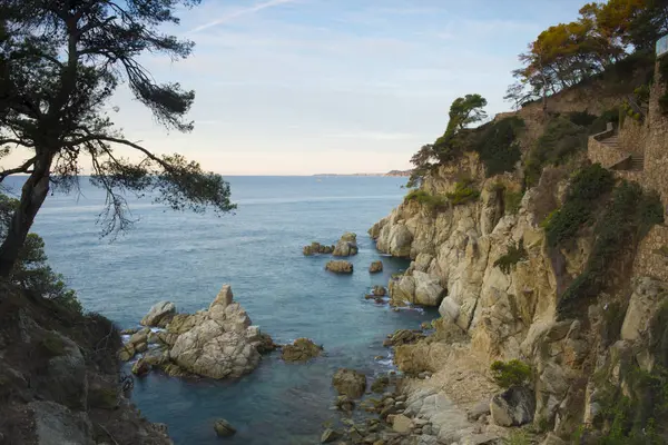 Spanien Katalonien Lloret Mar Cala Trons — Stockfoto