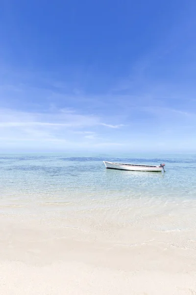 Mauritius Riviere Noire District Motor Boat Turquoise Water — Stock Photo, Image