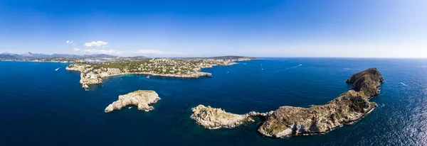 España Baleares Mallorca Región Calvia Vista Aérea Islas Malgrats Santa — Foto de Stock