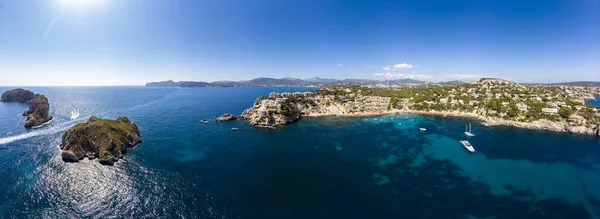 Spanien Baleares Mallorca Region Calvia Luftbild Von Islas Malgrats Und — Stockfoto