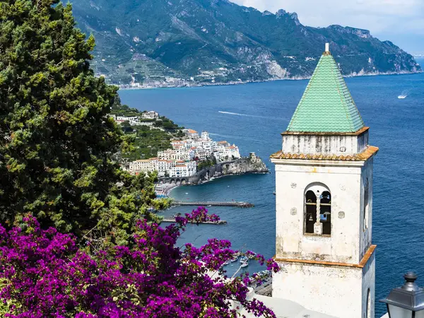 Italy Campania Amalfi Coast Sorrento Peninsula Amalfi Parrocchia Santa Maria — Stock Photo, Image