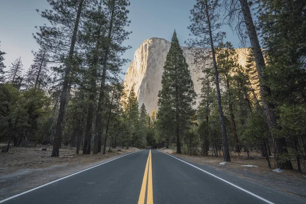 États Unis Californie Parc National Yosemite Route Capitan — Photo