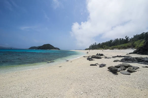 Japonia Wyspy Okinawa Wyspy Kerama Wyspa Zamami Morze Wschodniochińskie Plaża — Zdjęcie stockowe