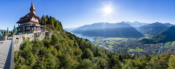 Schweiz Kanton Bern Berner Alpen Interlaken Brienzersee Restaurant Härteren Kulm — Stockfoto