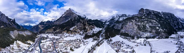 Suisse Canton Berne Oberland Bernois Préalpes Bernoises Duendenhorn Vue Village — Photo