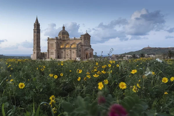 Malta Gozo Basilica Pinu National Shrine — стоковое фото