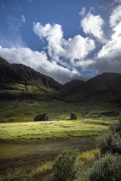 大不列颠 苏格兰 苏格兰高地 格伦科 照明心情 — 图库照片