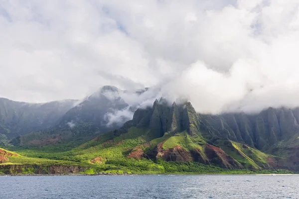 Сша Гаваї Кауаї Pali Берегової Держави Парк Дикої Природи Pali — стокове фото